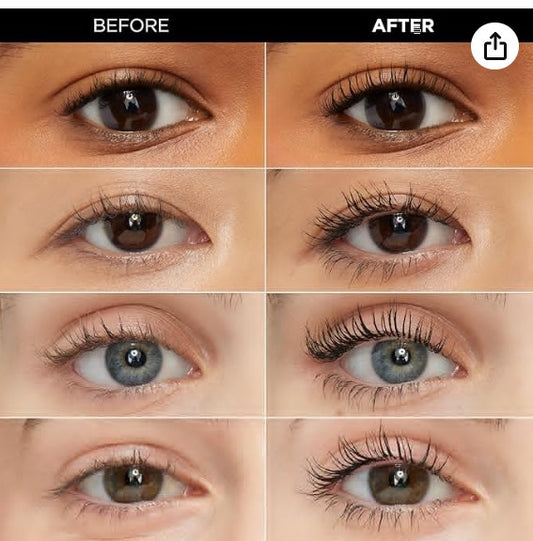 L'Oreal Paris Makeup Telescopic Original Lengthening, Lash Separating Mascara with Dual Precision Brush, Washable, Black Brown, 0.27 Fl Oz., 1 Count